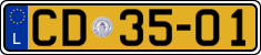 License plate of Luxembourg, Diplomatic