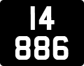 License plate of Guernsey, Regular plates