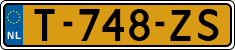 License plate of the Netherlands, Cars
