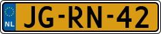 License plate of the Netherlands, Cars