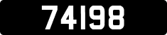 License plate of Guernsey, Regular plates