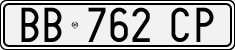 License plate of Italy, Cars (1994 year series)