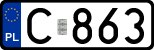 License plates of Poland, Regular car plates
