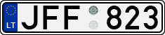 License plate of Lithuania, Cars