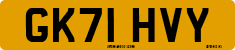 License plate of the United Kingdom, 2001 year system