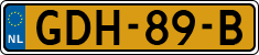 License plate of the Netherlands, Cars