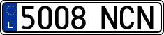 License plates of Spain, Ordinary (2000)