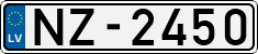 License plate of Latvia, Regular car plates