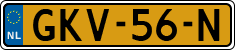 License plate of the Netherlands, Cars