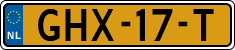 License plate of the Netherlands, Cars