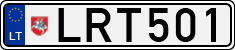 License plate of Lithuania, Cars