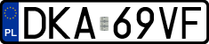 License plates of Poland, Regular car plates