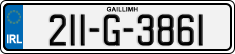 License plate of Ireland, Regular plates
