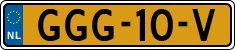 License plate of the Netherlands, Cars