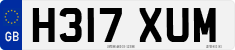 License plate of the United Kingdom, 1983 year system