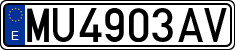 License plates of Spain, 1971 year series