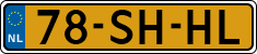 License plate of the Netherlands, Cars