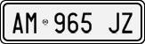 License plate of Italy, Cars (1994 year series)