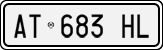 License plate of Italy, Cars (1994 year series)