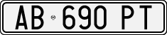 License plate of Italy, Cars (1994 year series)