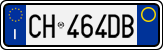 License plate of Italy, Cars (1994 year series)