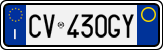 License plate of Italy, Cars (1994 year series)