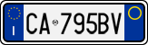 License plate of Italy, Cars (1994 year series)