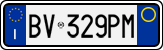 License plate of Italy, Cars (1994 year series)