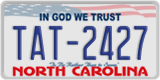 North Carolina, ABC-1234