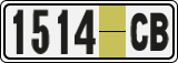 License plate of Armenia, Export transit plates