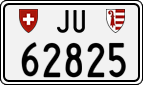 License plate of Switzerland, Cars