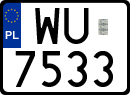 License plates of Poland, Special vehicles and motorcycles