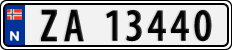 License plate of Norway, Cars