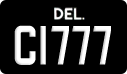 Delaware, Commercial vehicles (C12345)