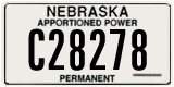 Nebraska, Apportioned