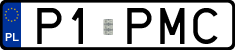 License plates of Poland, Vanity Plates