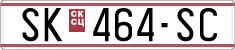 License plate of North Macedonia, Regular plates (1993)