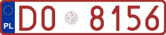 License plates of Poland, Provisional and testing