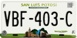 San Luis Potosí, Cars (AAA-000-A)