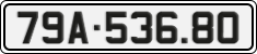 License plate of Vietnam, Cars