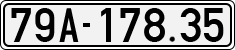 License plate of Vietnam, Cars
