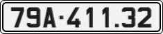 License plate of Vietnam, Cars