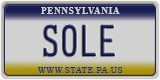 Pennsylvania, Vanity Plates