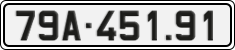 License plate of Vietnam, Cars