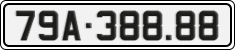 License plate of Vietnam, Cars