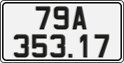 License plate of Vietnam, Cars