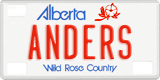 Alberta, Vanity Plates