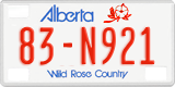 Alberta, Commercial vehicles (12-X345)