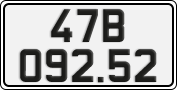 License plate of Vietnam, Cars