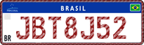License plate of Brazil, Commercial vehicles (Mercosul)